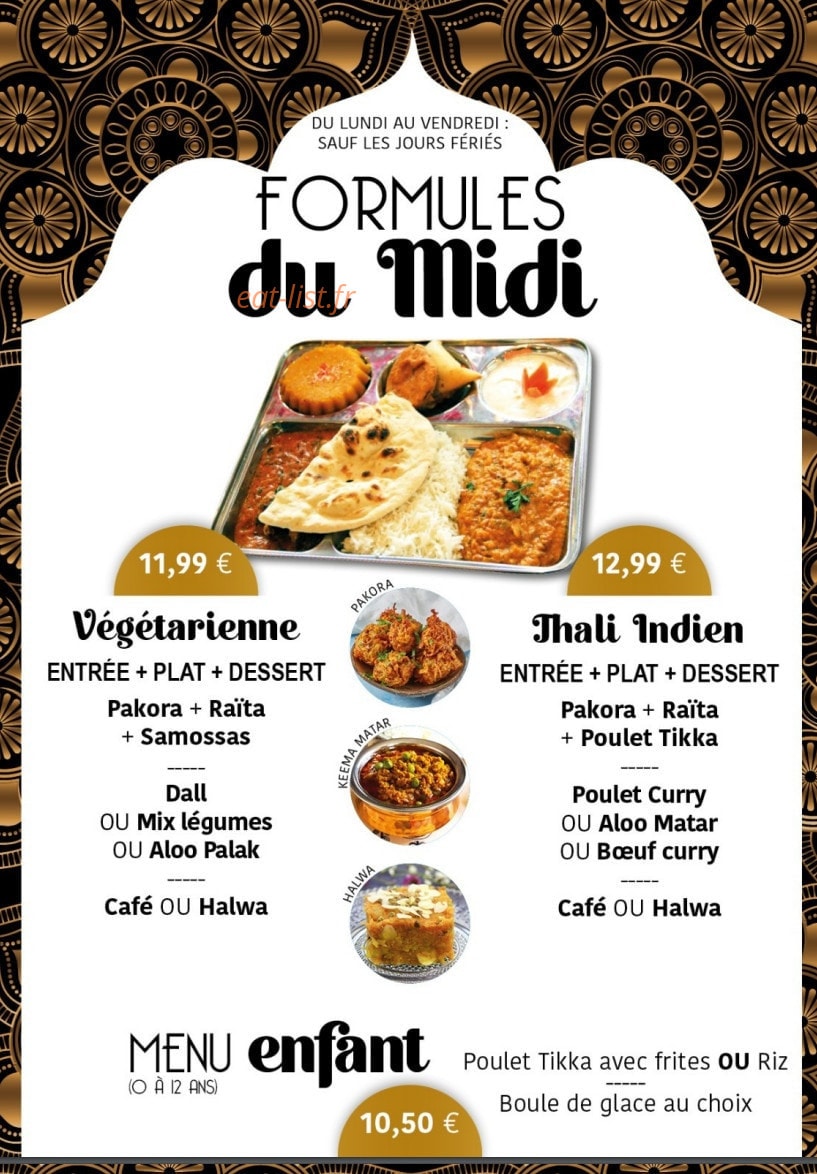 Indian Zaika — carte page 8