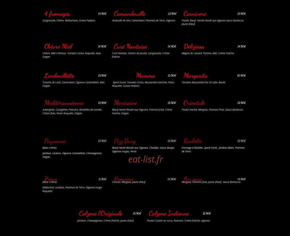 La Famiglia — carte page 1