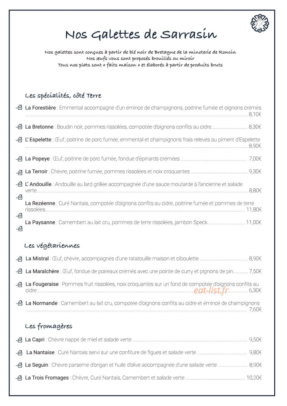 La Reine Blanche — carte page 3