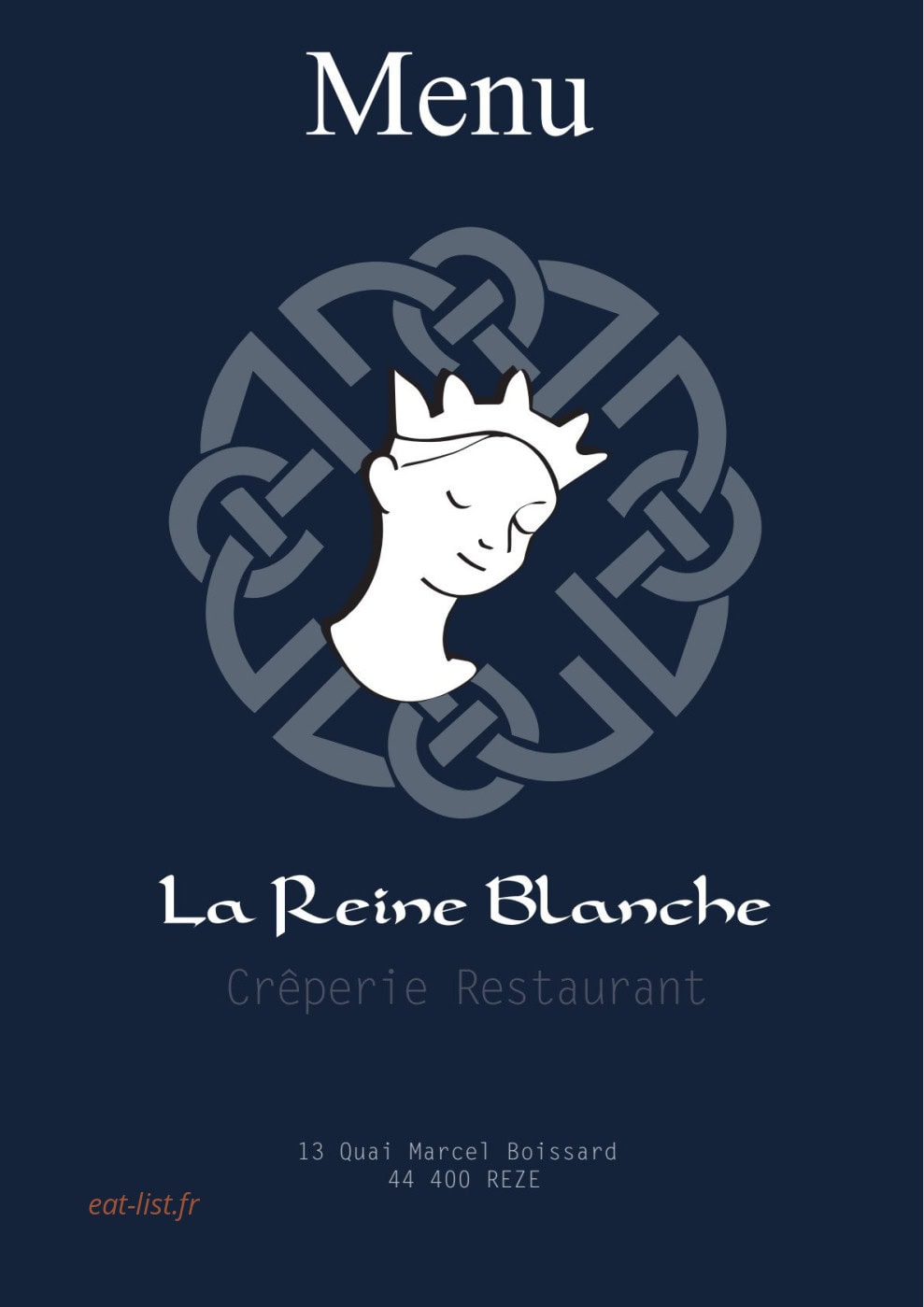 La Reine Blanche — carte page 1
