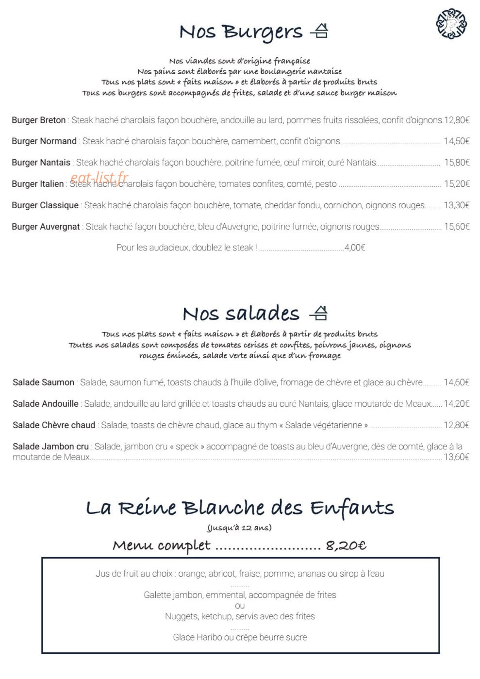 La Reine Blanche — carte page 4