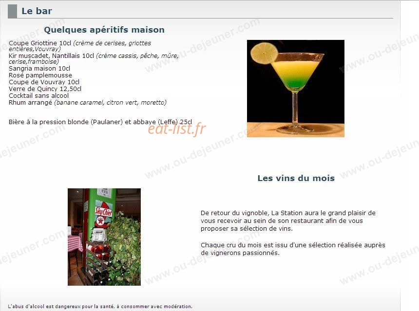 La Station — carte page 2