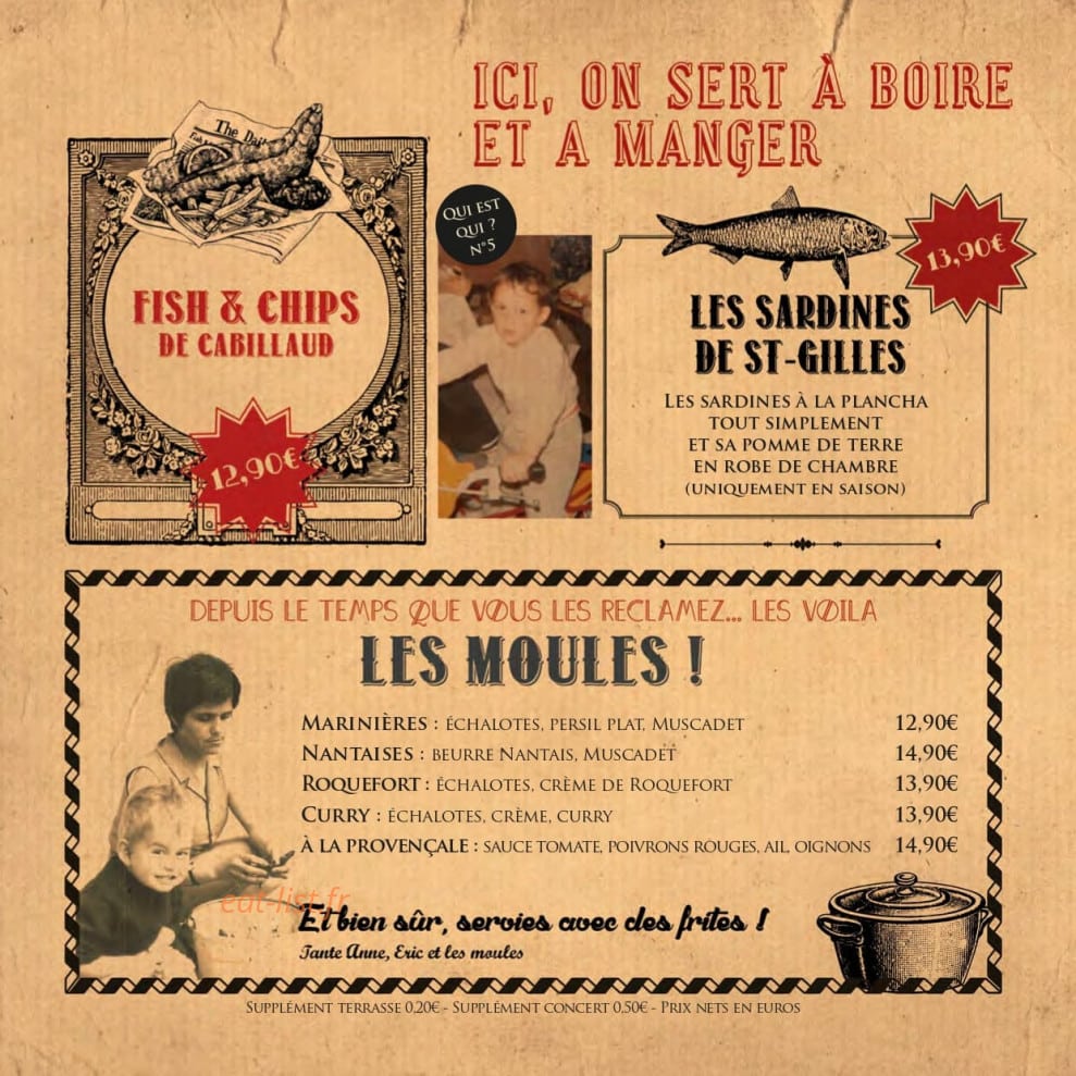 Le Bistrot du Port — carte page 4
