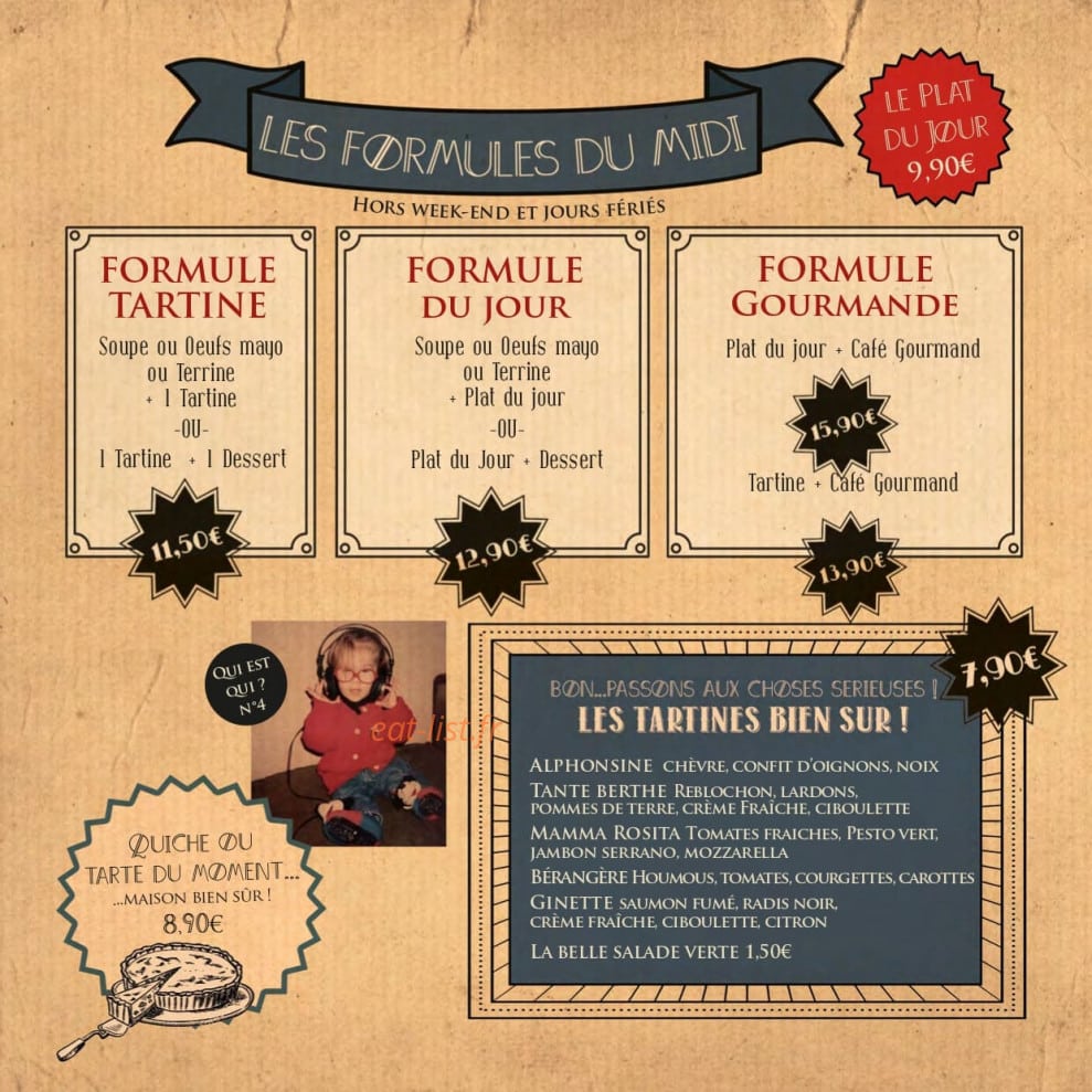 Le Bistrot du Port — carte page 2