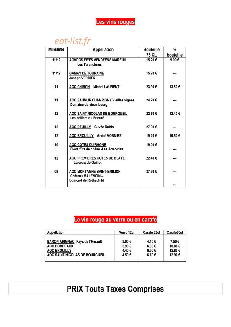 Le Coraly — carte page 7