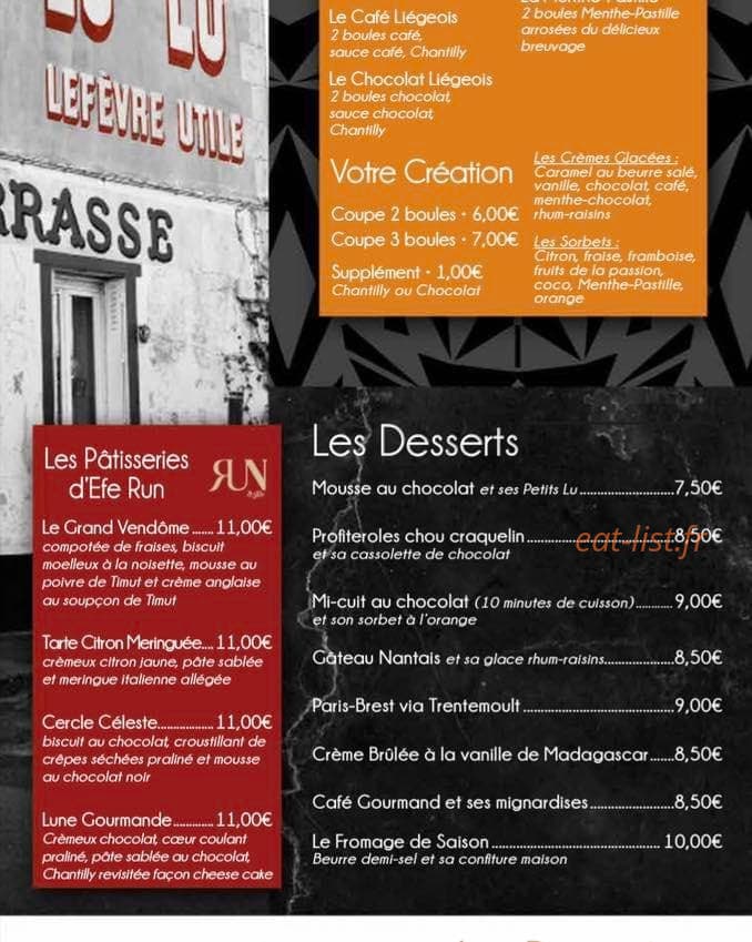 Le Poussin Rouge — carte page 5