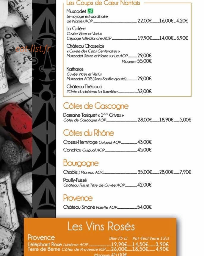 Le Poussin Rouge — carte page 7