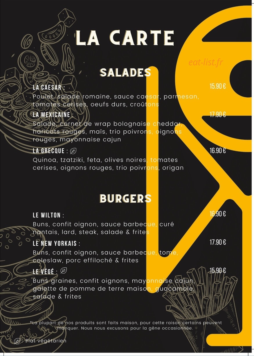 Le Wilton — carte page 2