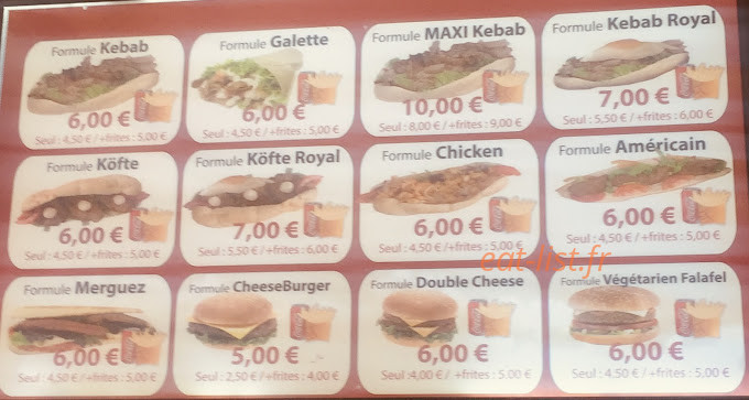 Magic Kebab — carte page 1