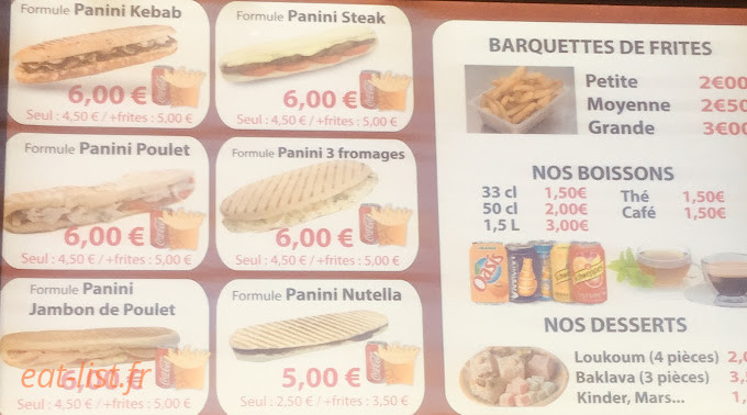 Magic Kebab — carte page 3