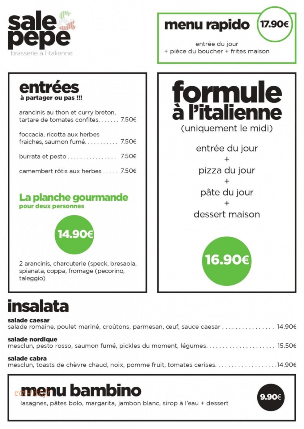 Sale e Pepe — carte page 1