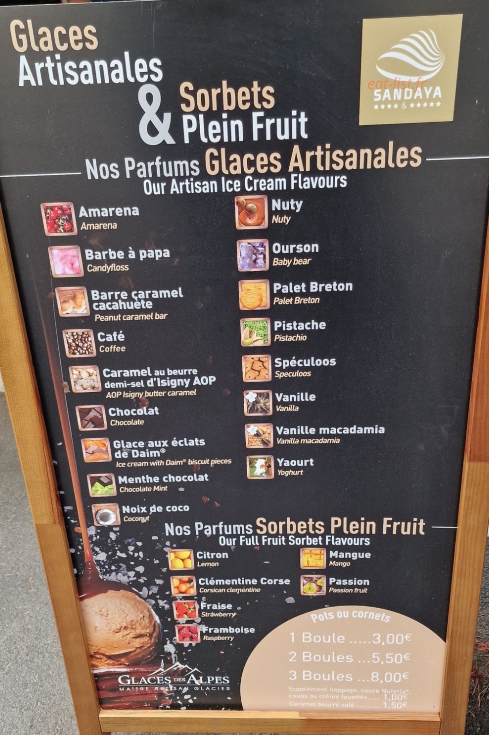 Brasserie de l'Eclis — carte page 3