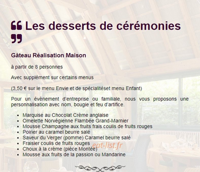 Auberge De Breca — carte page 4