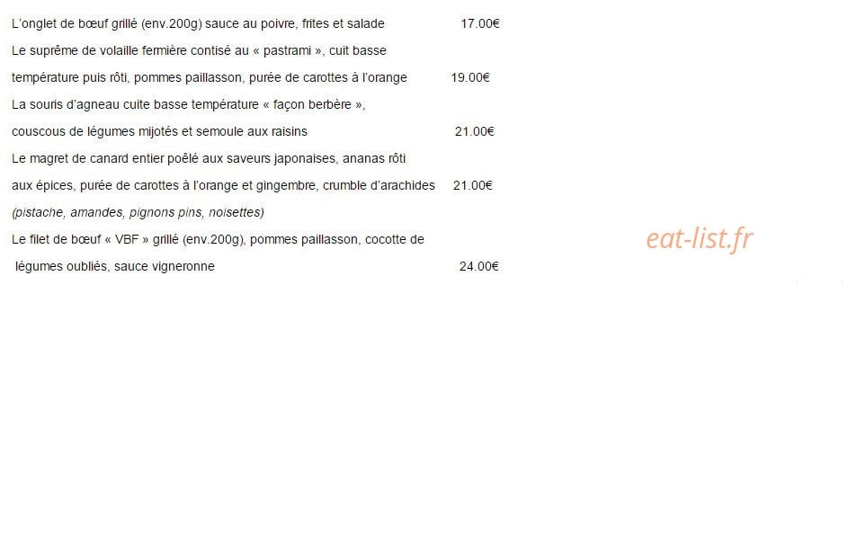 La Passerelle — carte page 3