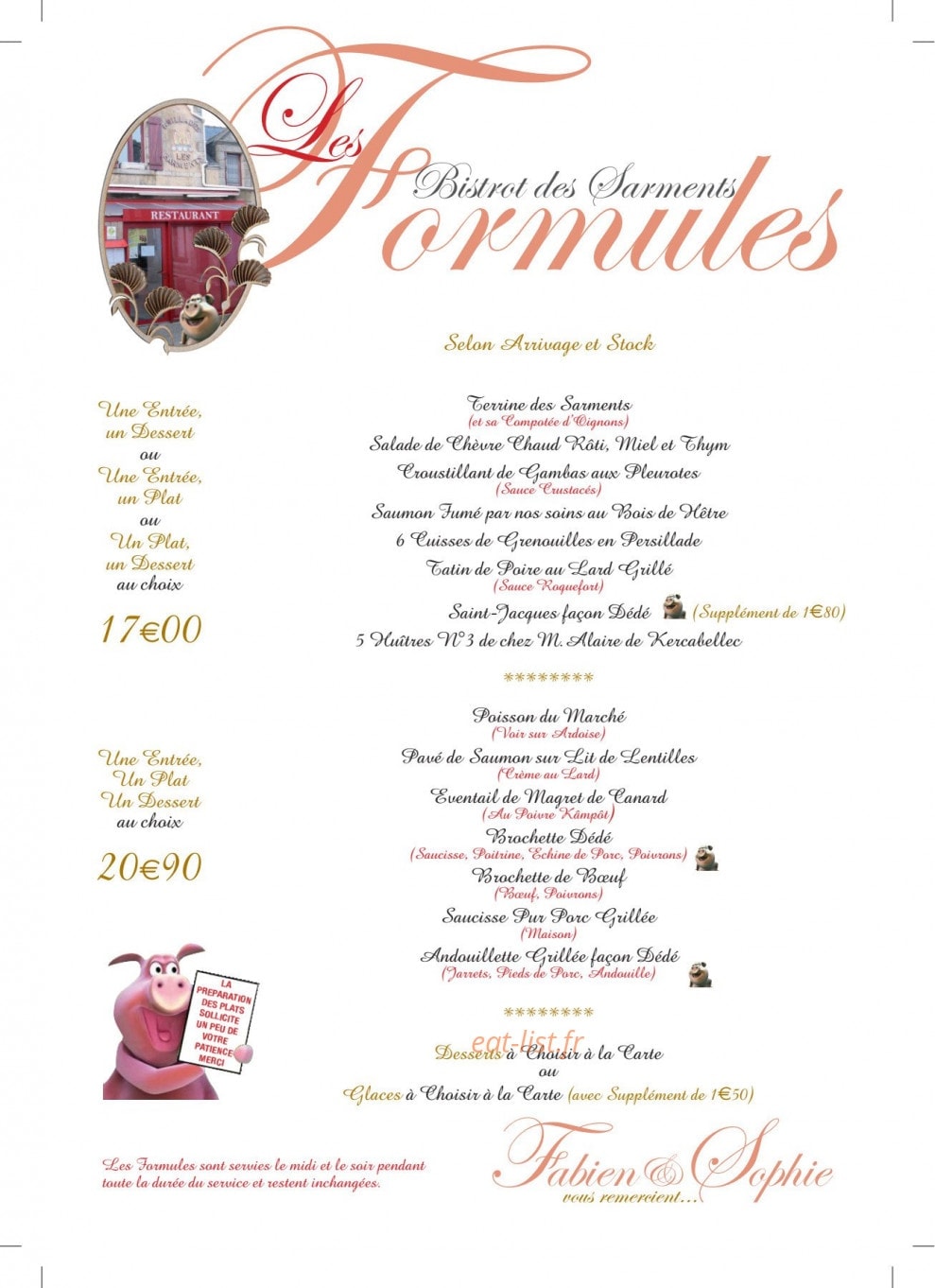 Les Sarments — carte page 4