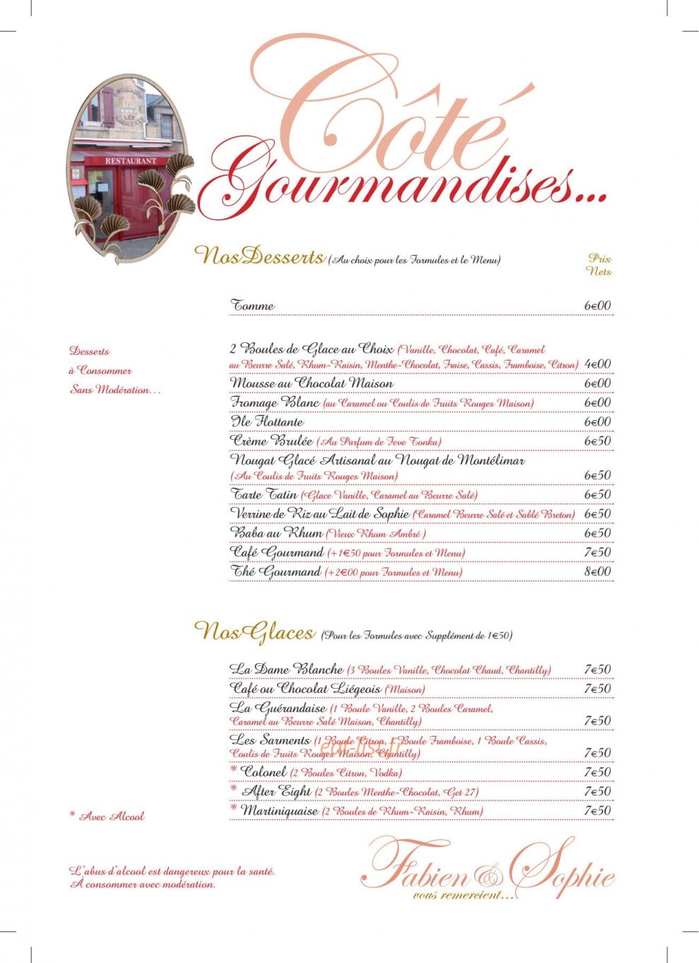 Les Sarments — carte page 6