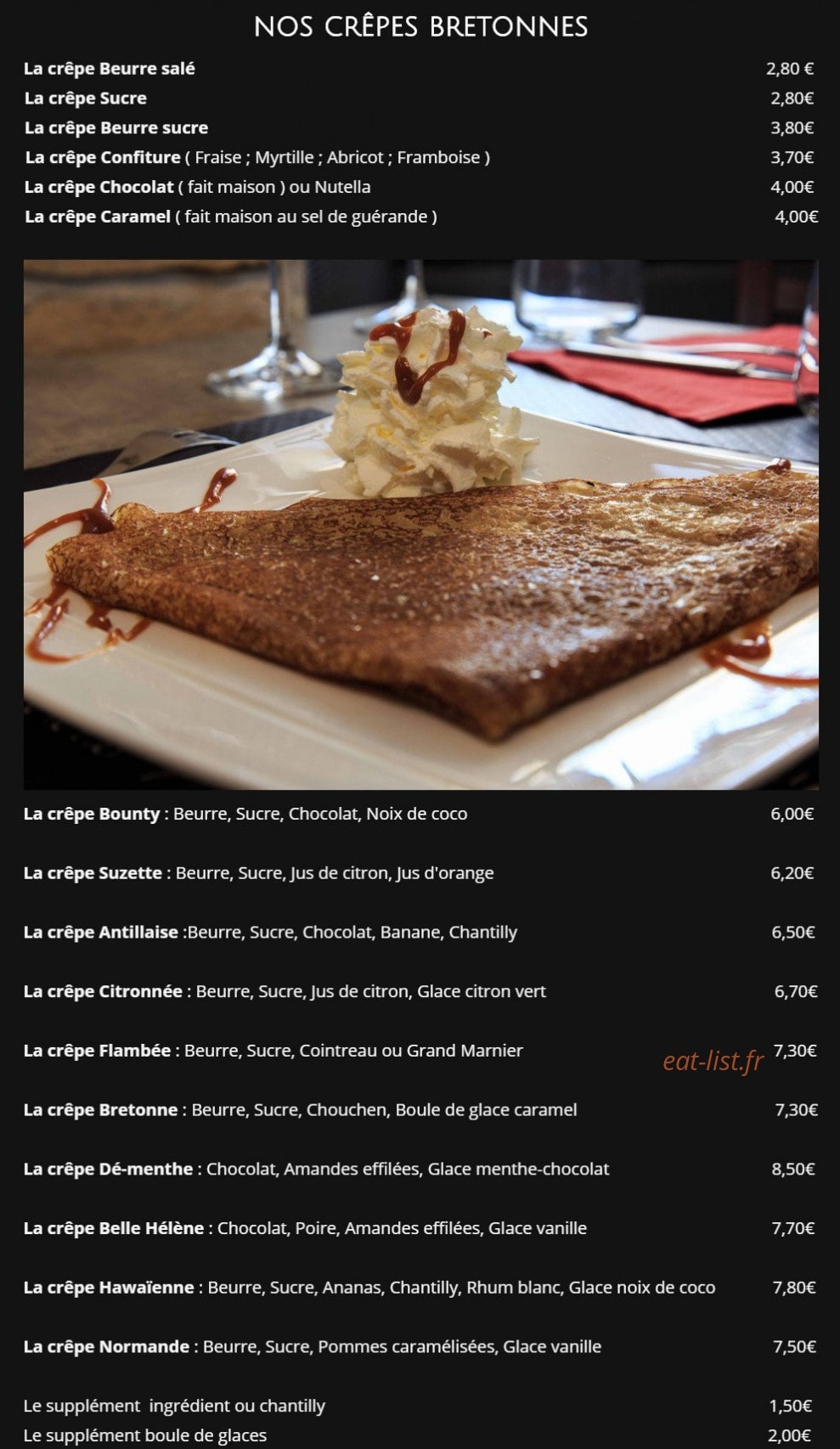 La Yole — carte page 3