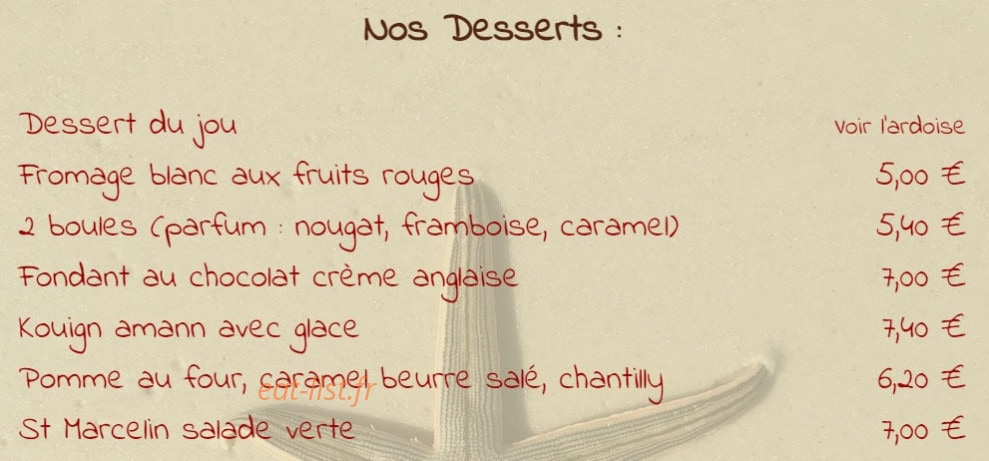 Chez Grand-Mère — carte page 8