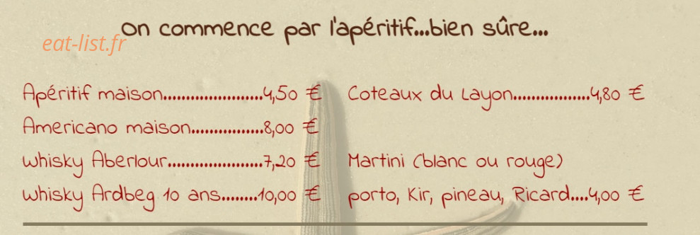 Chez Grand-Mère — carte page 2
