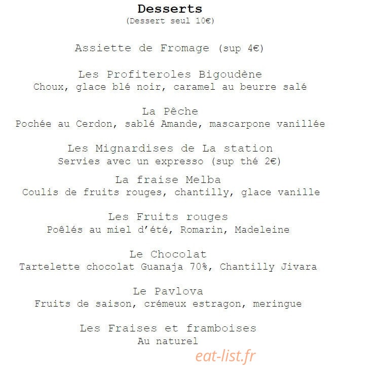 La Station — carte page 3