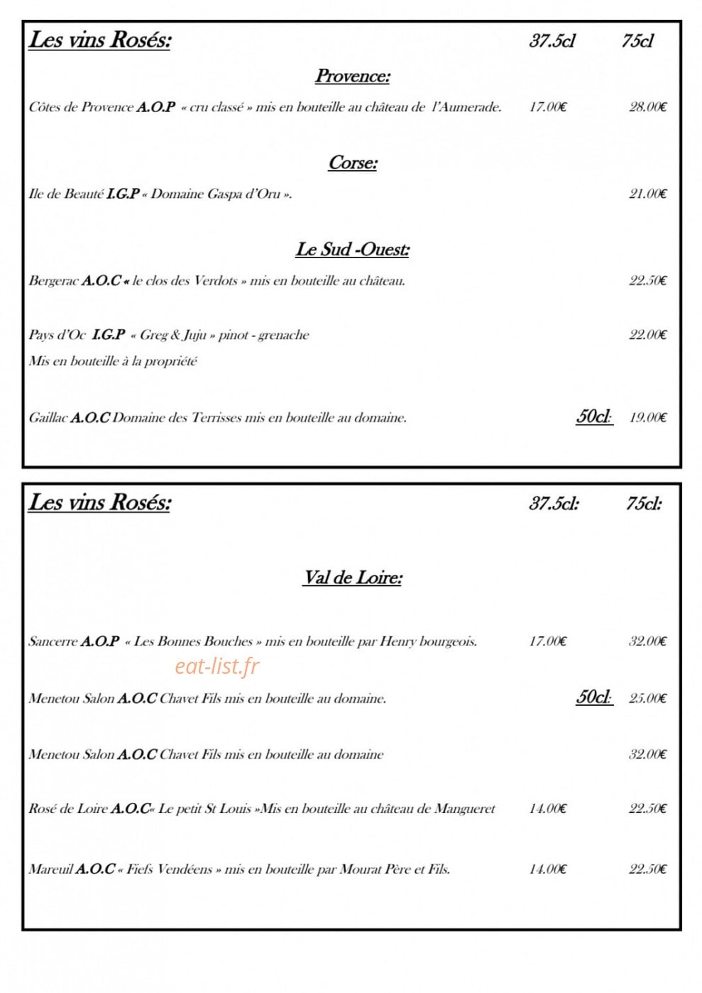 La Vigie — carte page 11