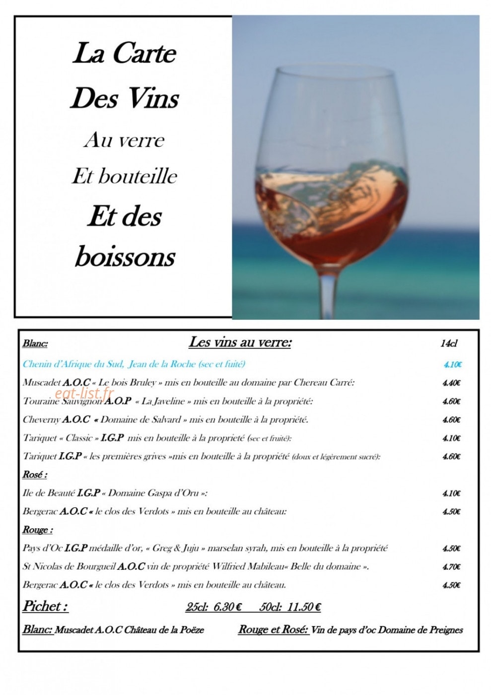 La Vigie — carte page 8