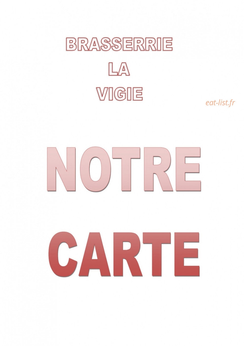 La Vigie — carte page 1