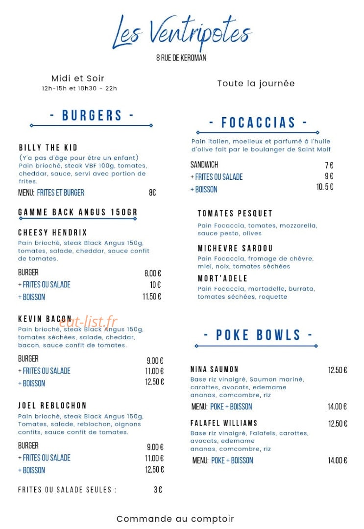 Les Ventripotes — carte page 1
