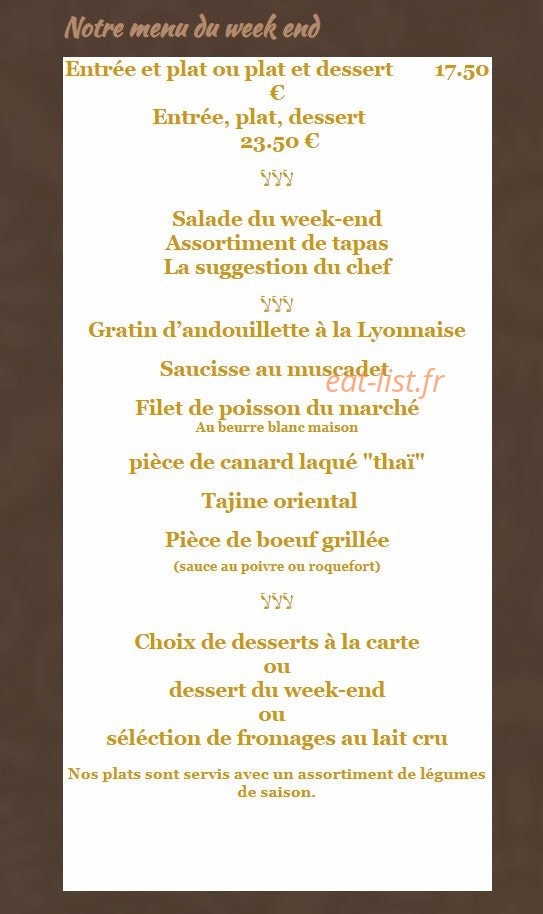 La Table de Lucullus — carte page 1