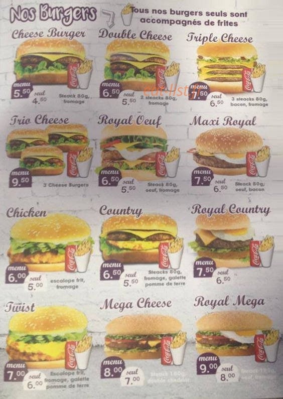 Mac Doner — carte page 3