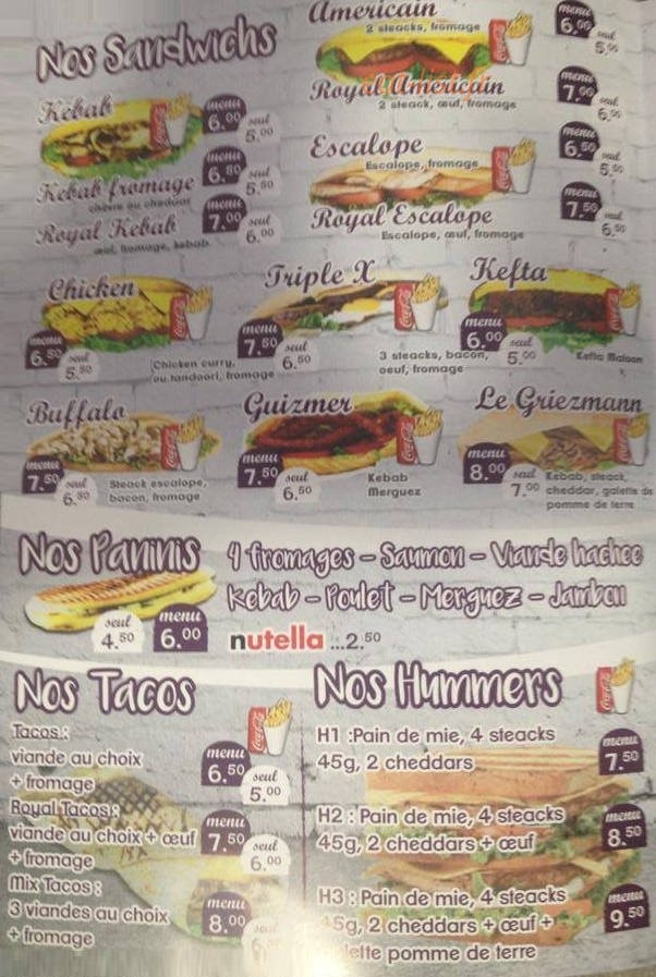 Mac Doner — carte page 2