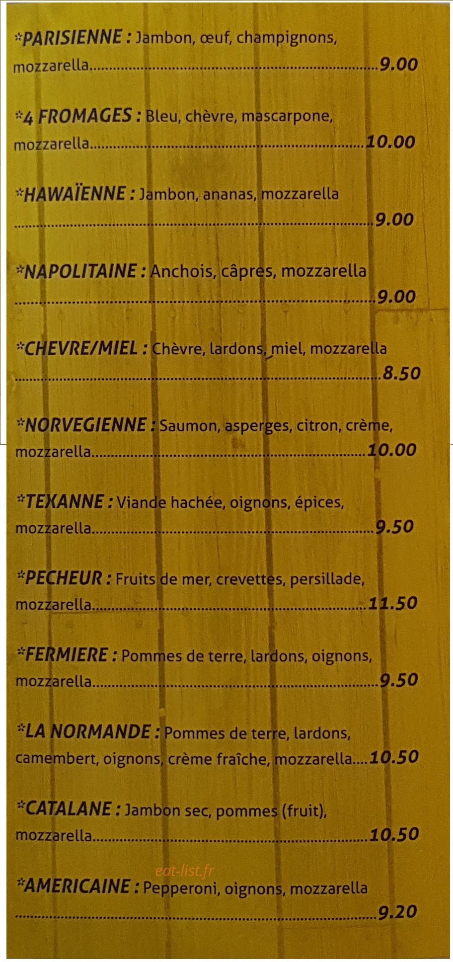 Simon say pizza — carte page 2