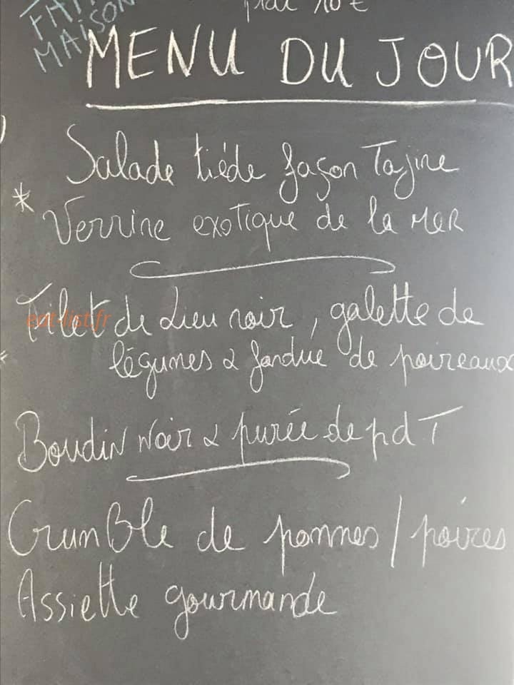 Le Café du Nord — carte page 1