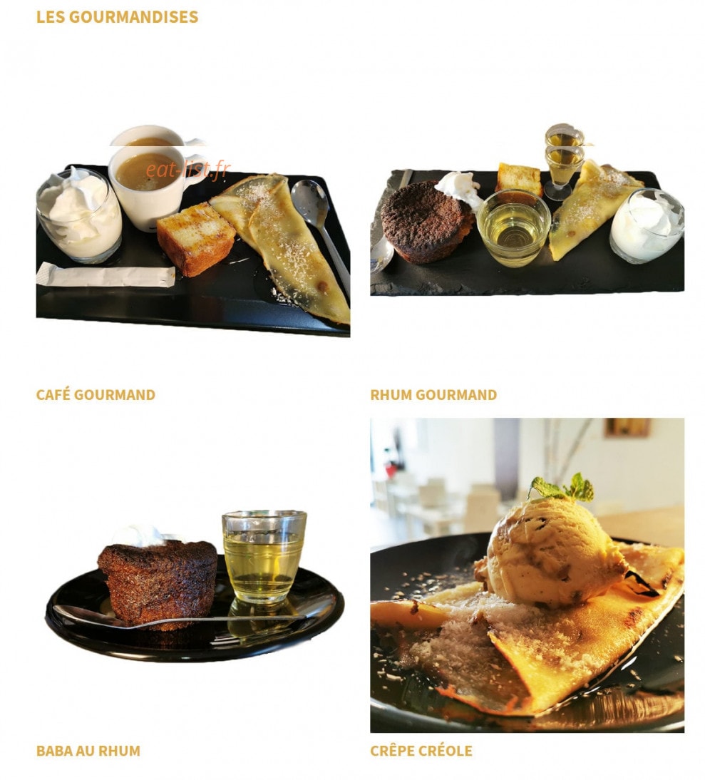Restaurant Le K rybou — carte page 2