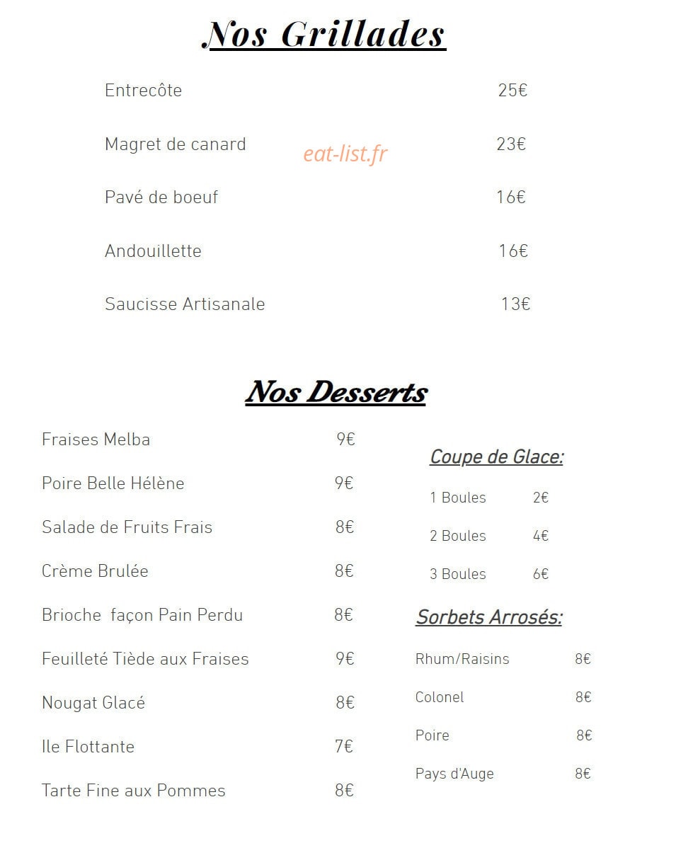 Le Kiosque by Bob — carte page 3