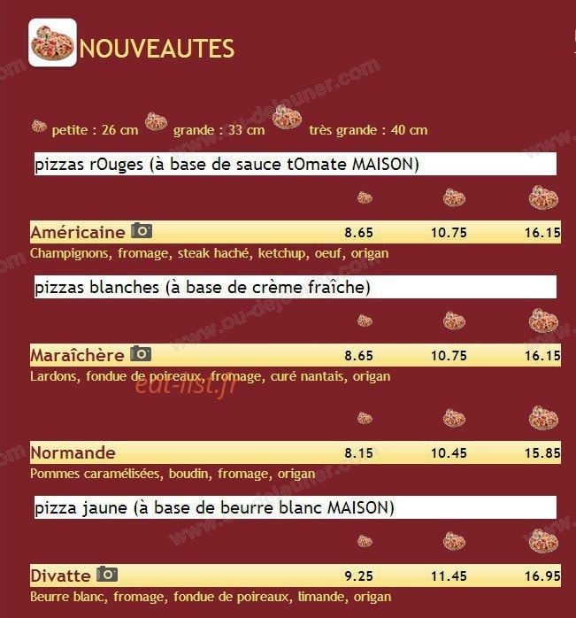 Pecorino — carte page 1
