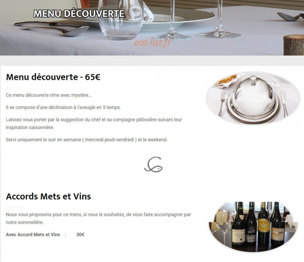 Restaurant Clemence — carte page 6
