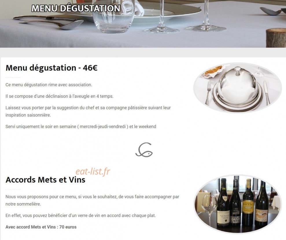Restaurant Clemence — carte page 4