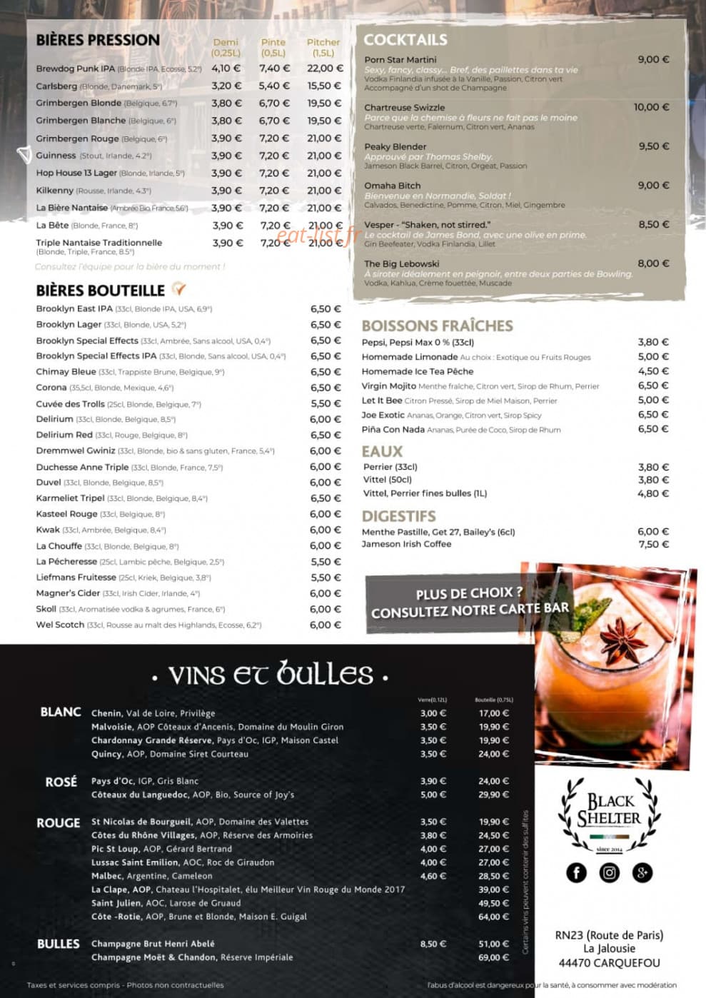 Black Shelter — carte page 4