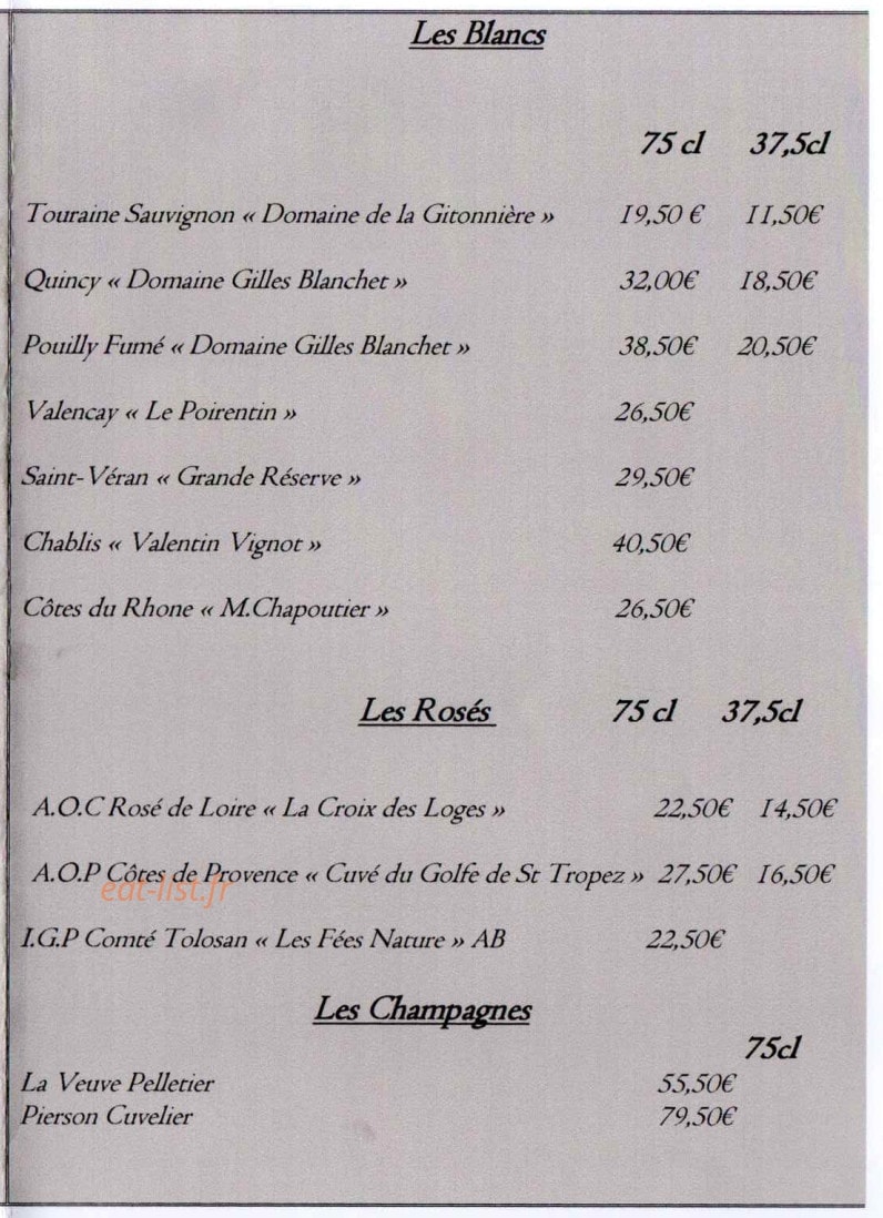 Le Prestige — carte page 5