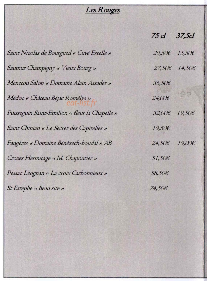 Le Prestige — carte page 4