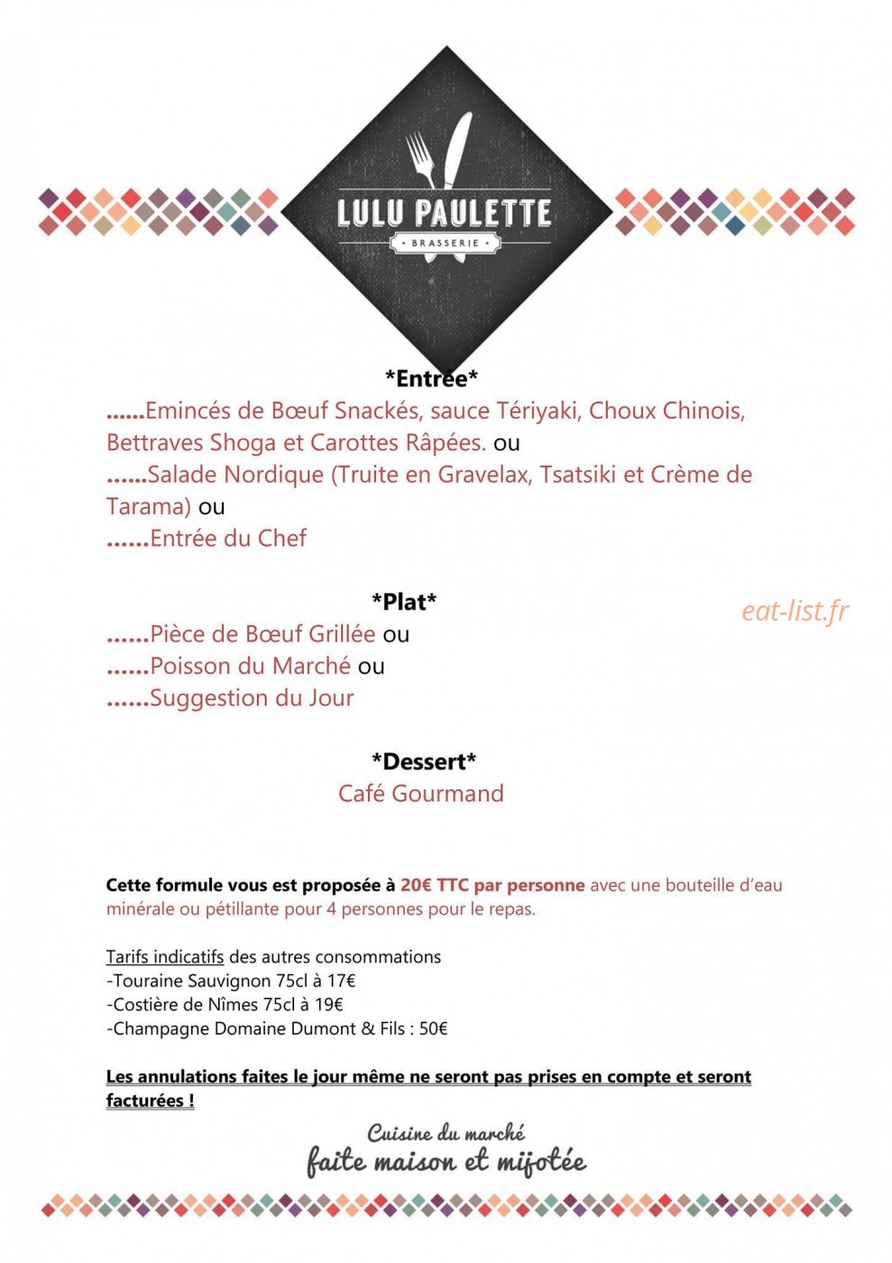 Lulu Paulette — carte page 9