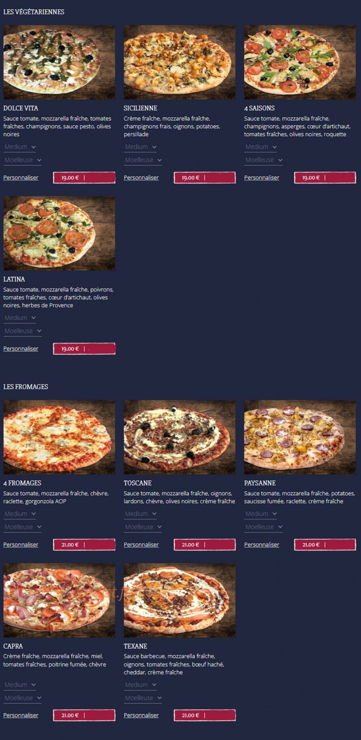 Pizzas & Co — carte page 5