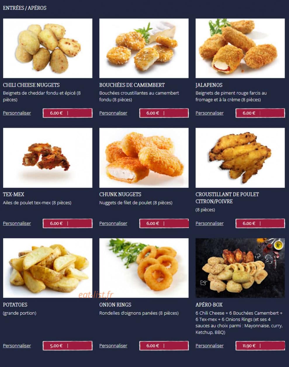 Pizzas & Co — carte page 2
