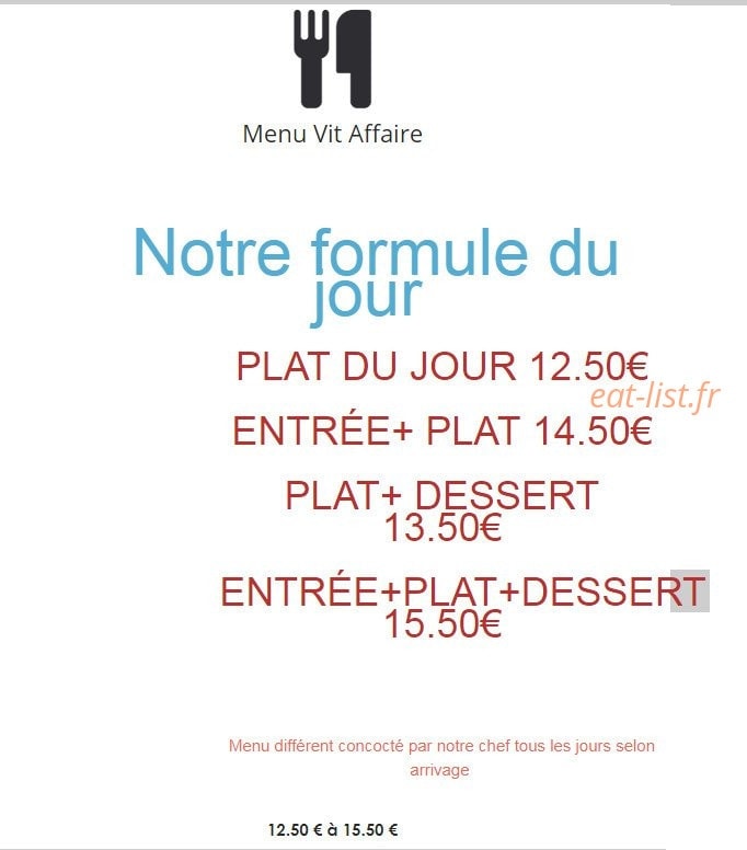 La Closerie — carte page 3