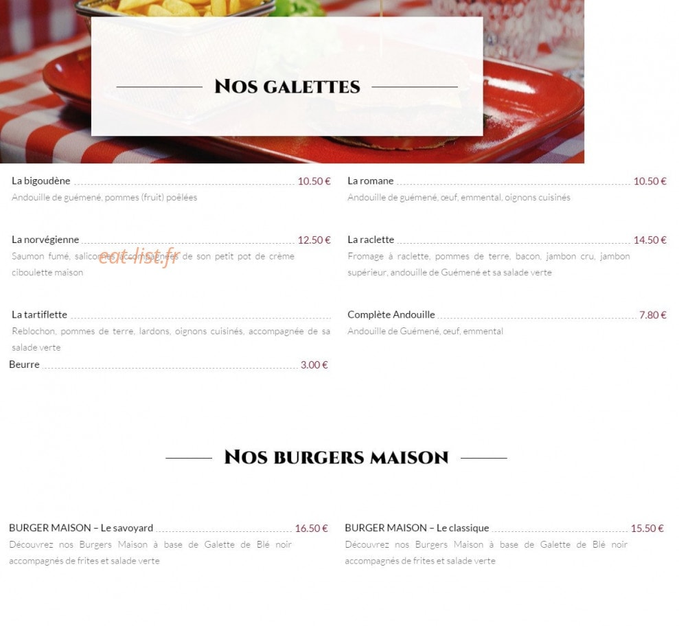 Le Patio — carte page 4