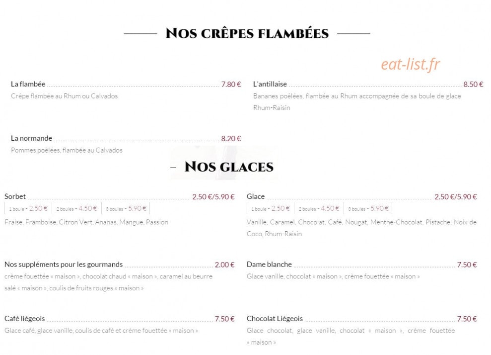 Le Patio — carte page 7