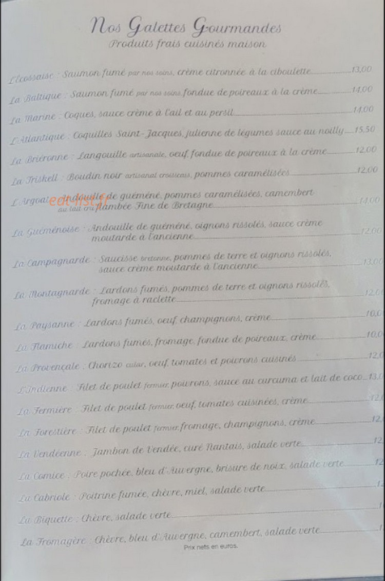 Les 3 Matelots — carte page 1
