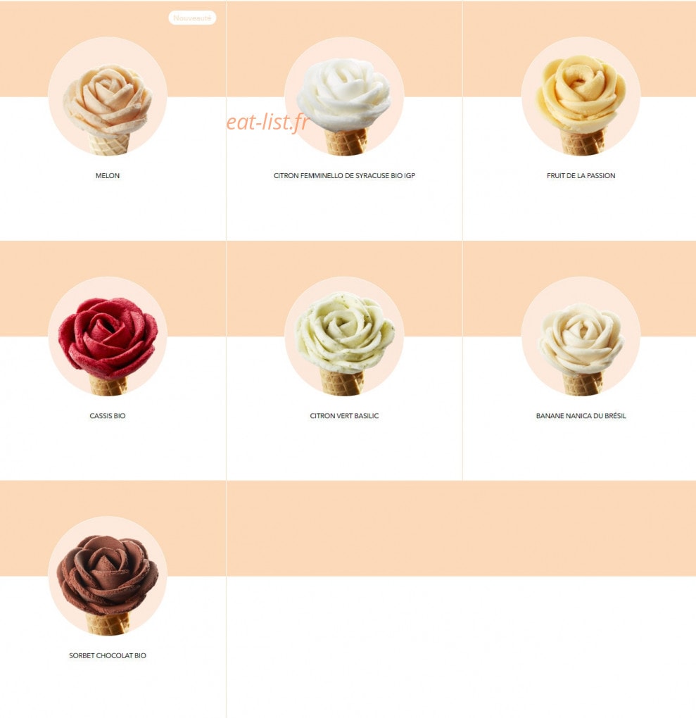 Amorino — carte page 2