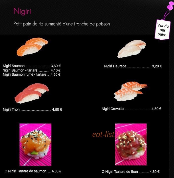 Ban Sushi — carte page 5